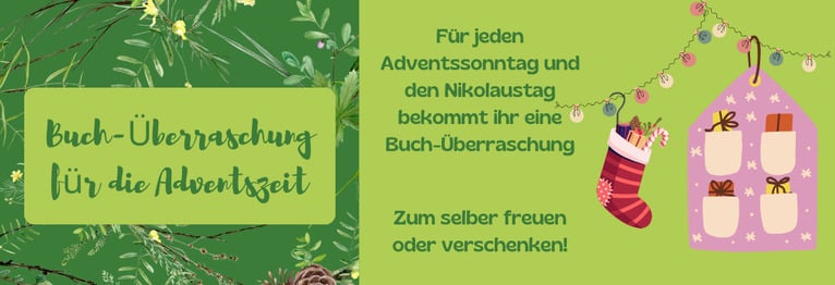 5 individuell ausgesuchte Buch-Überraschungen und ein wenig Schnickschnack - so verschönern wir euch den Advent!
