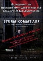 Filmgespräch zur Oskar Maria Graf-Verfilmung  "Sturm kommt auf"