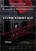 Filmgespräch zur Oskar Maria Graf-Verfilmung  "Sturm kommt auf"